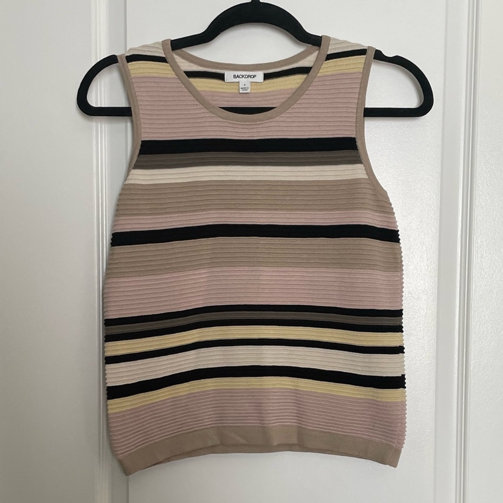 Backdrop Sweater Tank